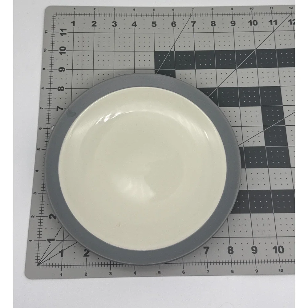 Noritake Colorwave Slate Gray Stoneware 8.25 Inch Coupe Salad Plate 5107